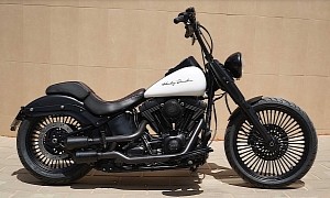Harley-Davidson Fatboy Airwhite Is a Misspelled Beaut to Be Enjoyed by Two