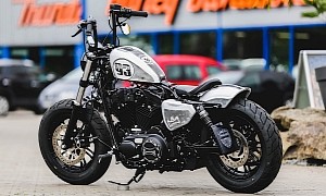 Harley-Davidson Forty-Eight Goes for MBT 93 Custom Airbrush Look