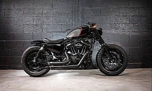 Harley-Davidson Forty-Eight With a Touch of Ferrari Is How All Sportsters Should Look Like