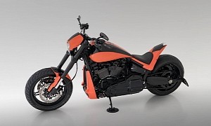 Harley-Davidson FXDR Orange Monster Looks More Like a Sleek Insect