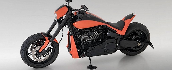 Harley-Davidson Orange Monster
