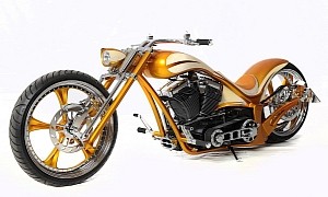 Harley-Davidson Golden Lowrider Is Why Gold Is Not Cool on Custom Bikes