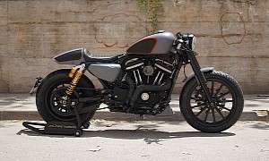 Harley-Davidson Grayracer Is an Iron Full of Muscle, Went to Spanish Gym