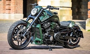 Harley-Davidson Green Poison Night Rod Is Red Devil’s Sidekick