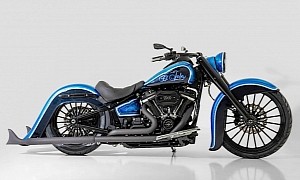 Harley-Davidson Heritage Is Now the Unusually Blue El Jefe