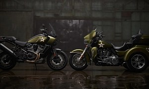 Harley-Davidson Military Themed Collection Features Pan America and Tri-Glide