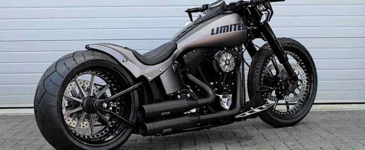 Customized HarleyDavidson Softail Motorcycles by Thunderbike