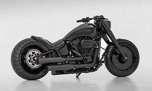 Harley-Davidson Navara R1 Is the Dark Lord of Fat Boys