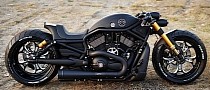 Harley-Davidson Night Rod Is So Black It’s Invisible When the Sun Is Down