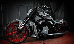 Harley-Davidson RAYnMan on Candy Rot Wheels Looks Savage