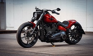 Harley-Davidson Red Booster Is a Fat Boy with Around $16K of Extras