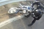 Harley-Davidson Rider Crashing Silly