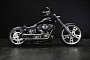 Harley-Davidson Rodder on Extreme Front Wheel Looks Like a Motorized Penny-Farthing