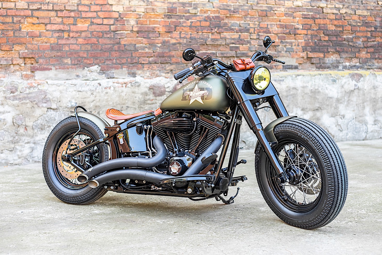 Harley-Davidson Slimmer Is Bobber-ized Heritage on Balloon Tires