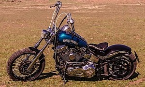 Harley-Davidson Softail Deuce Goes Down the Bobber Path, Gets Where It Was Going