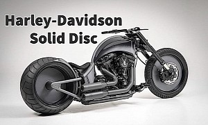 Harley-Davidson Solid Disc Is a Rolling Chunk of Beautifully Shaped Metal, Keeps to Itself