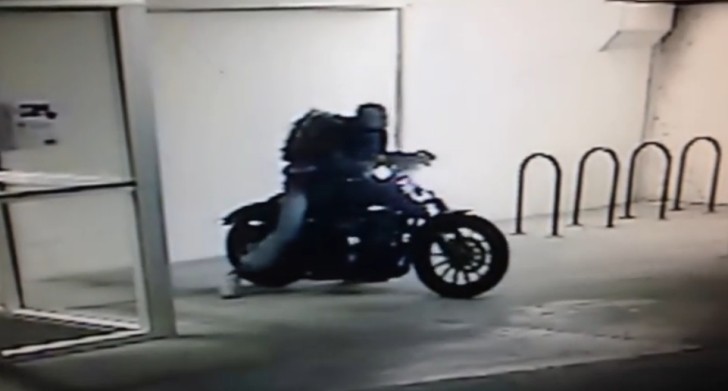 Harley-Davidson being stolen