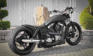 Harley-Davidson Streefighter's Swingarm Looks Like a Terminator's Mimetic Polyalloy Blade