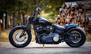 Harley-Davidson Street Bob Goes Low and Wide as Simply Street Build