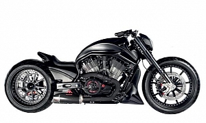 Harley-Davidson V-Rod Goes Bat Bike