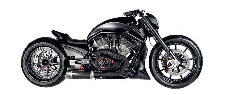 Harley-Davidson V-Rod Goes Bat Bike - autoevolution