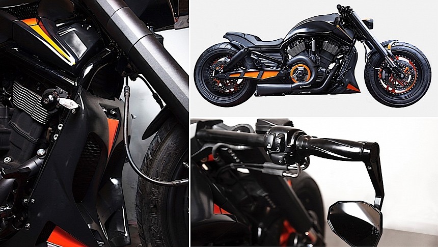 Harley-Davidson Black Orange