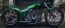 Harley-Davidson Vinci Is the Perfect Green Rival for the Indian Scout Dragon