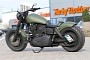 Harley-Davidson Wrinkled Bob Looks All Military and Mean