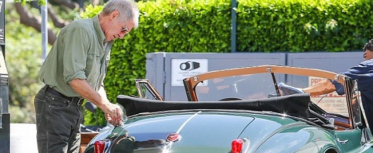 Harrison Ford May Own a Tesla Model S, But There’s Nothing Like a Jaguar XK-140 