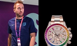 Harry Kane Wears a Rainbow Daytona Rolex for World Cup 2022 in Possible Sign of Protest