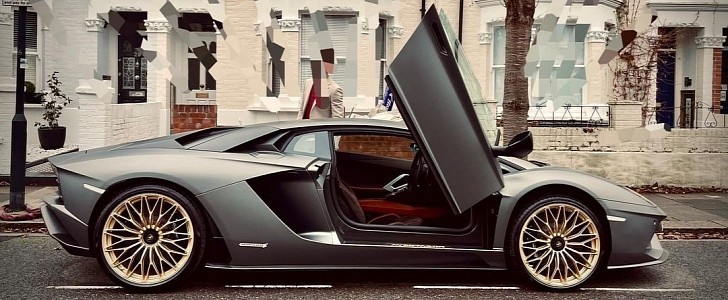 Tom Felton's Lamborghini Aventador
