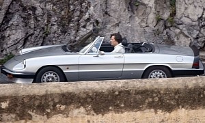 Harry Styles Is James Bond-Worthy in Vintage Alfa Romeo for New Video