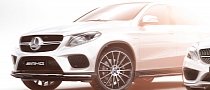Mercedes GLE Coupe Teased Ahead of 2015 Detroit Auto Show?