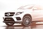 Mercedes GLE Coupe Teased Ahead of 2015 Detroit Auto Show?