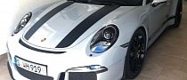 Hatz White Porsche 911 R Has One-Off Paint For Ex-Porsche R&D Boss Wolfgang Hatz