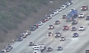 Having a Bad Day? 30+ Drivers Left Deflated on California Freeway During Morning Commute