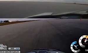 Hayabusa Does 243 mph (390 km/h), Crashes Slowly At the End