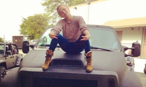 Hayden Panettiere Shows Off Napoleon Complex with F-650 XUV