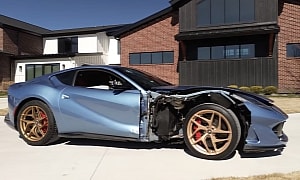 Man Buys Michael B. Jordan's Crashed Ferrari, Now Understands Why Nobody Wanted It