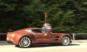 Hear a Brown Aston Martin One-77 Revving Its Heart Out