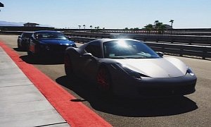 Hear Kylie Jenner’s Scream as Father Caitlyn Drives Her Ferrari 458 Spider on the Track
