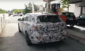 Hear the New BMW 1 Series Hot Hatch Starts Its Engine at the Nurburgring
