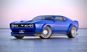 Heavily CGI-Modernized 1971 Ford Mustang Mach 1 Features Bronco Eyes, and More