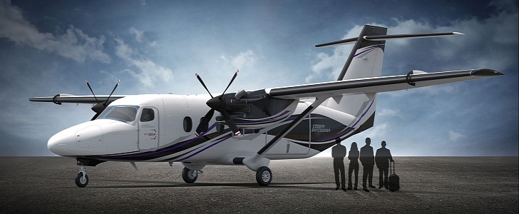 Textron rolled out the first production unit of the Cessna SkyCourier