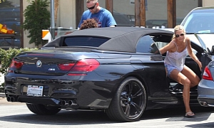 Heidi Klum and a BMW M6 Convertible