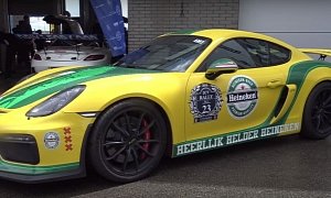Heineken Porsche Cayman GT4 Comes from Switzerland