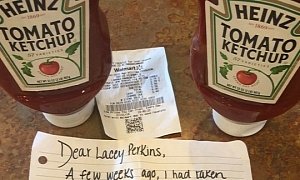 Heinz Pays for Repairs on Damaged Car of Reformed Ketchup Thief