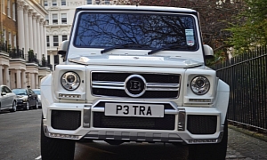 Heiress Petra Ecclestone Owns an All-White Brabus G-Wagon