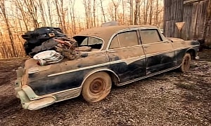 Heirloom 1955 Chrysler Imperial Parked for 50 Years Is All-Original and Unrestored
