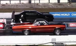 Hellcat Drags Supercharged Camaro, El Camino, C10, Some Will Swallow Their Pride